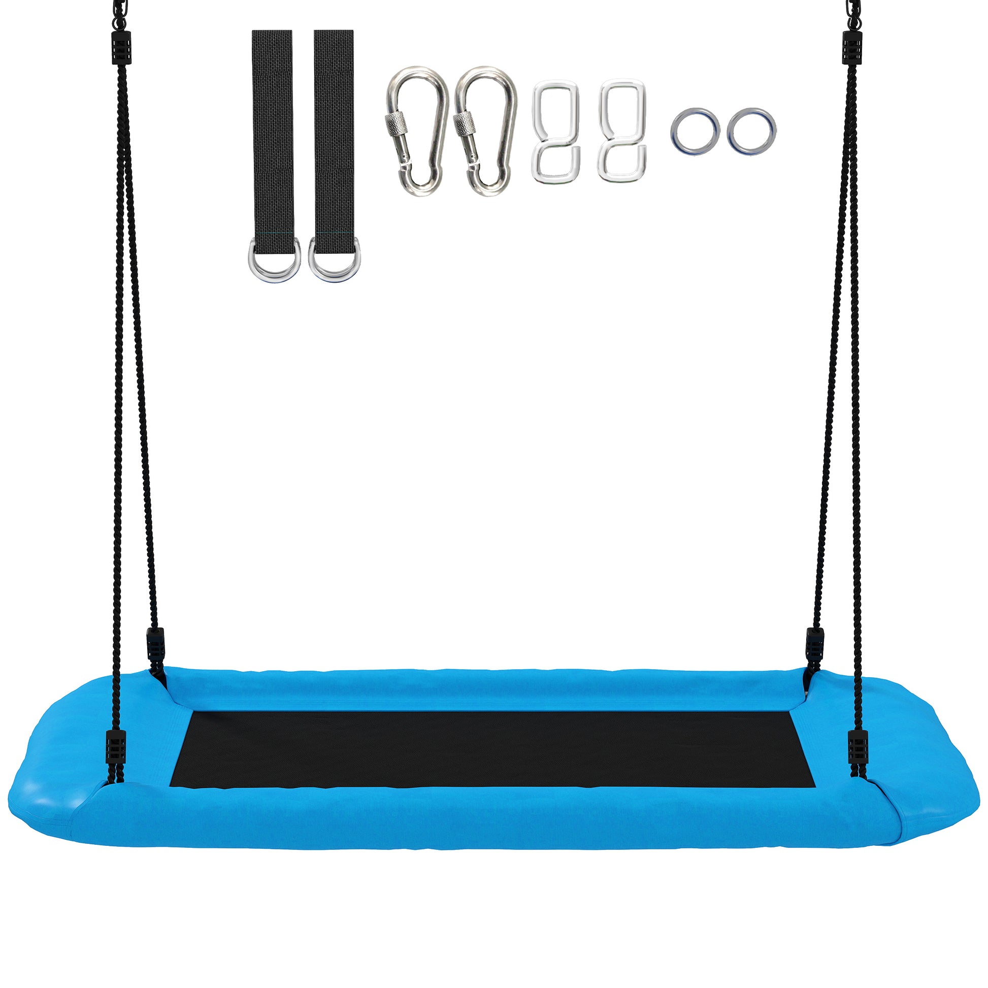 Nest Swing with Adjustable Ropes and Tree Straps