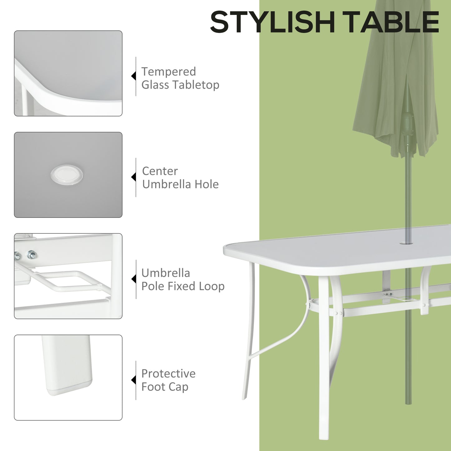 Seven-Piece Outdoor Dining Set