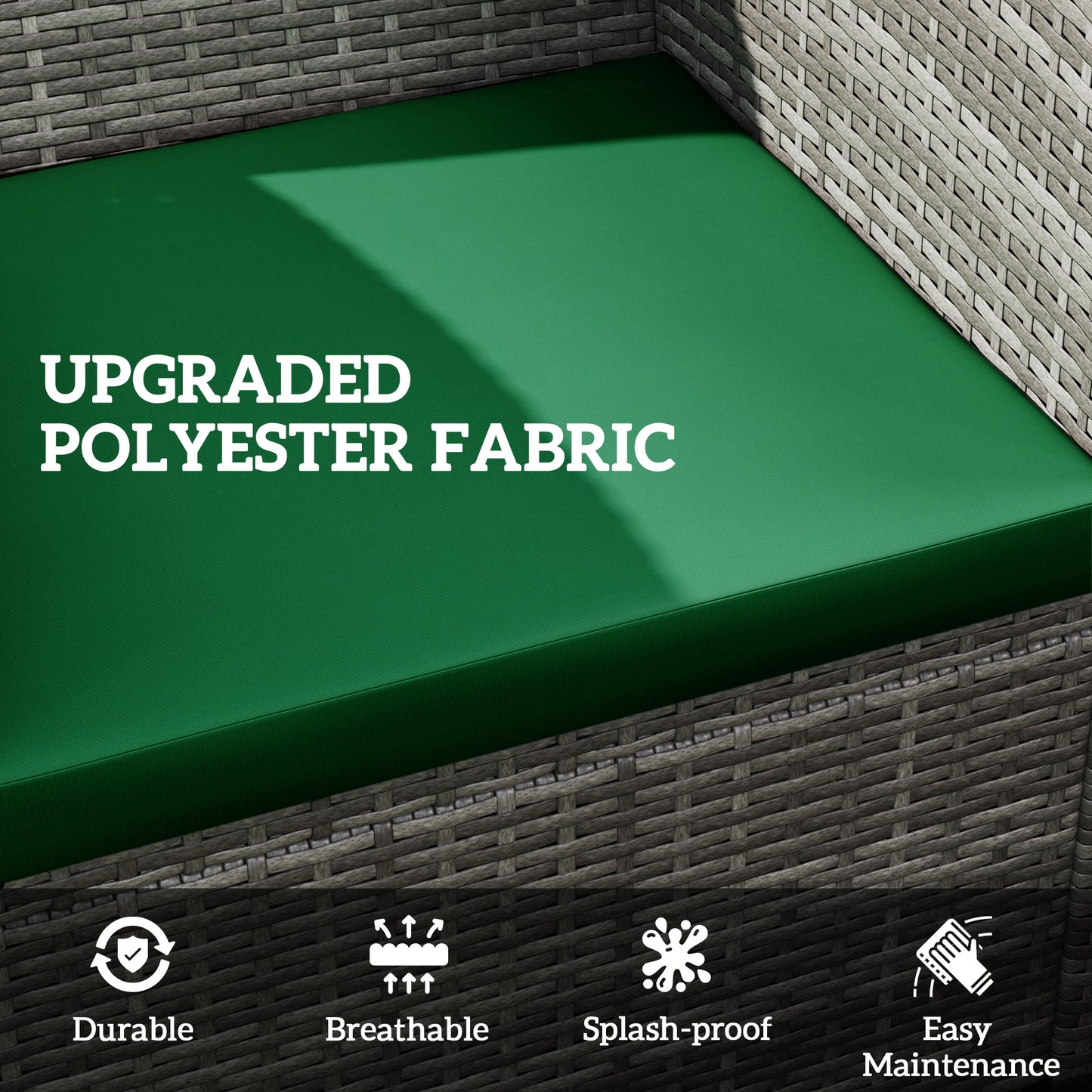 Outdoor Seat Cushion Pads for Rattan Furniture