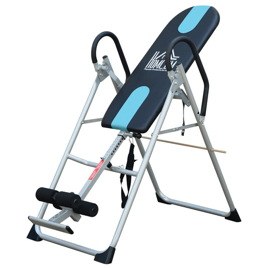 Foldable Gravity Inversion Table Back Therapy Home Fitness Bench