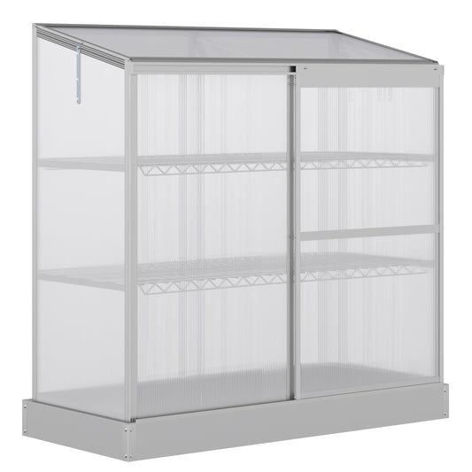 3 Tier Greenhouse Garden Outdoor Cold Frame Plant Flower Growth