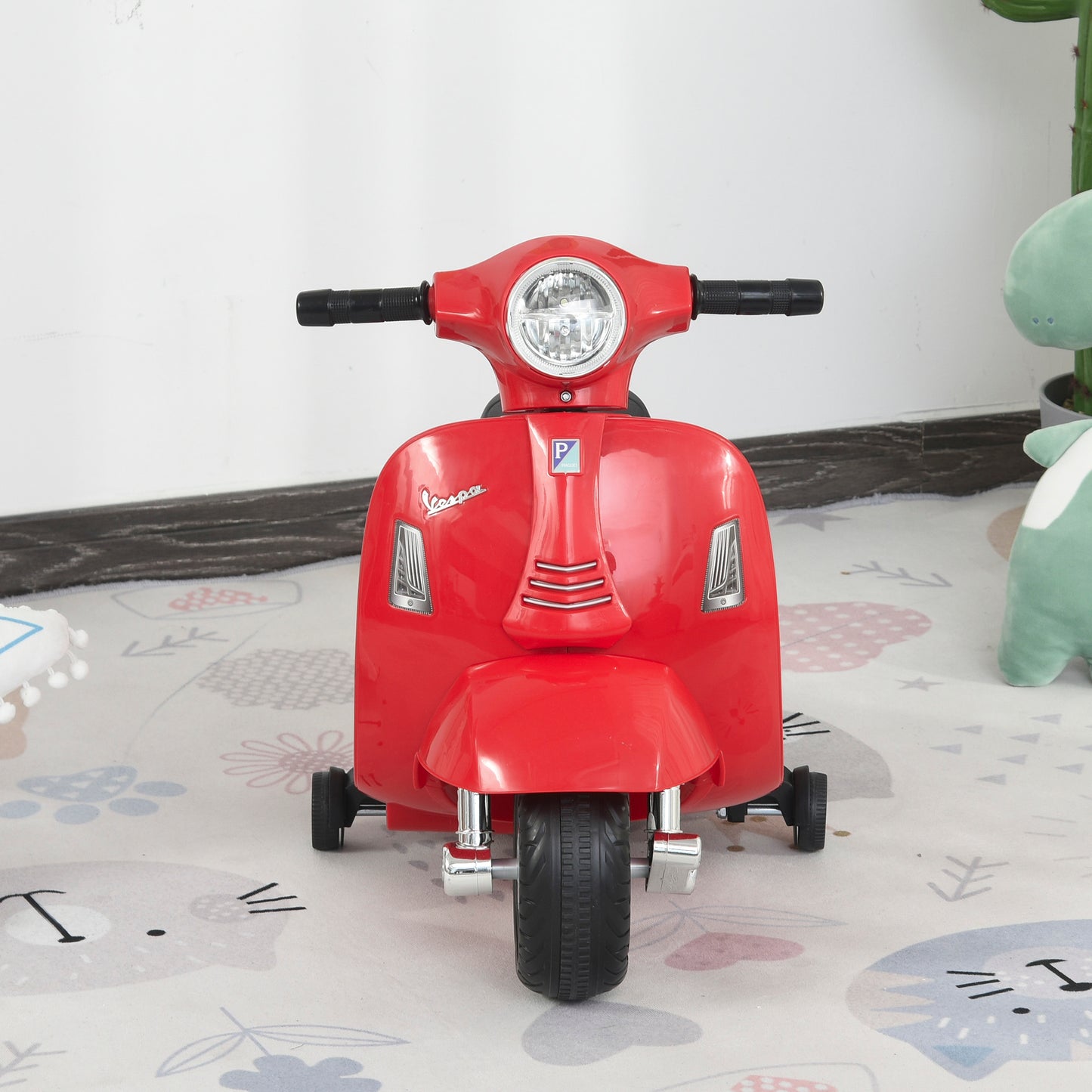 Vespa Licensed 6V Kids Electric Motorbike Ride On Motorcycle