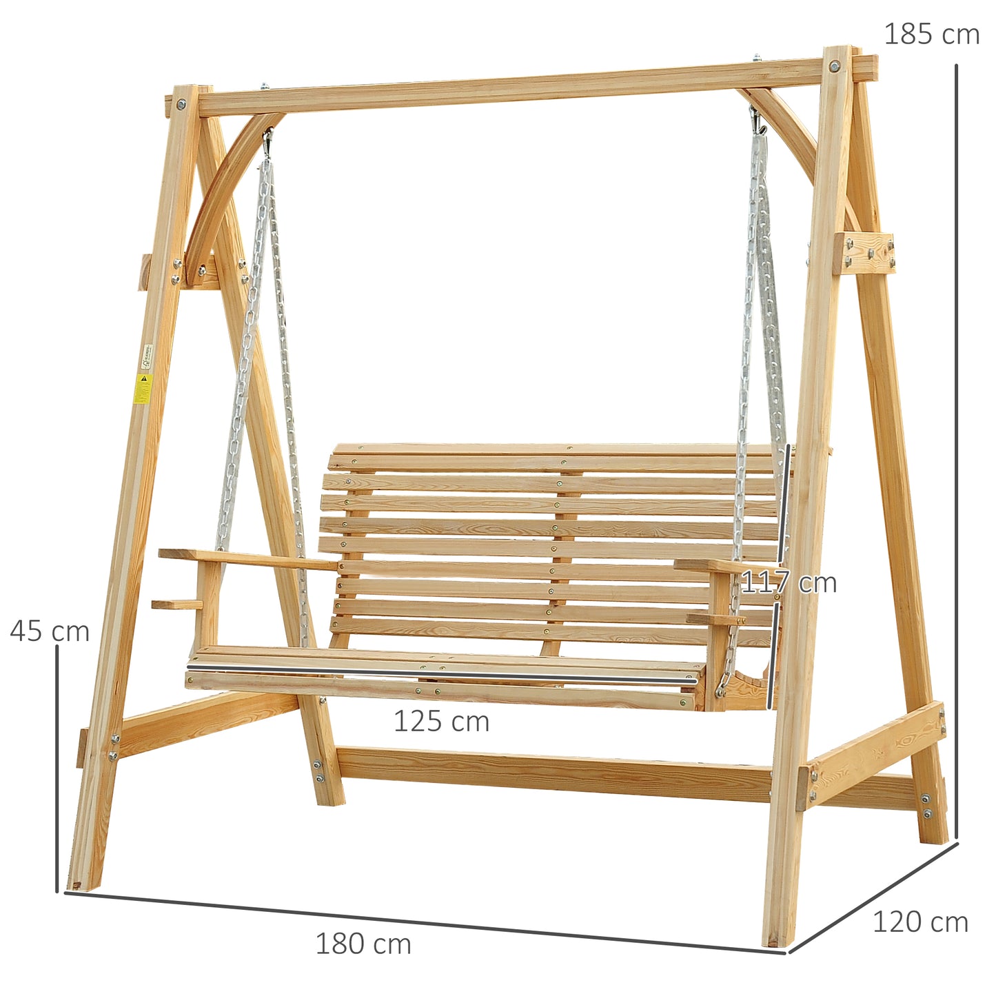 2 Seater Garden Swing Seat