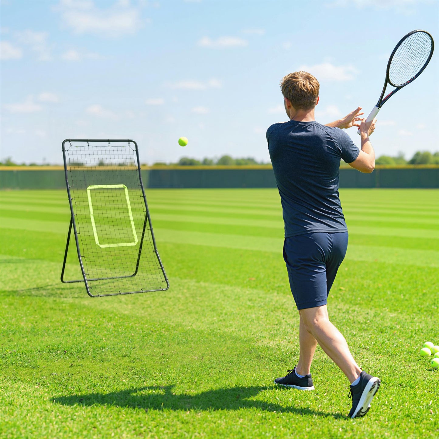 Rebounder Net Playback Game Spot Target Ball Rebounders Training
