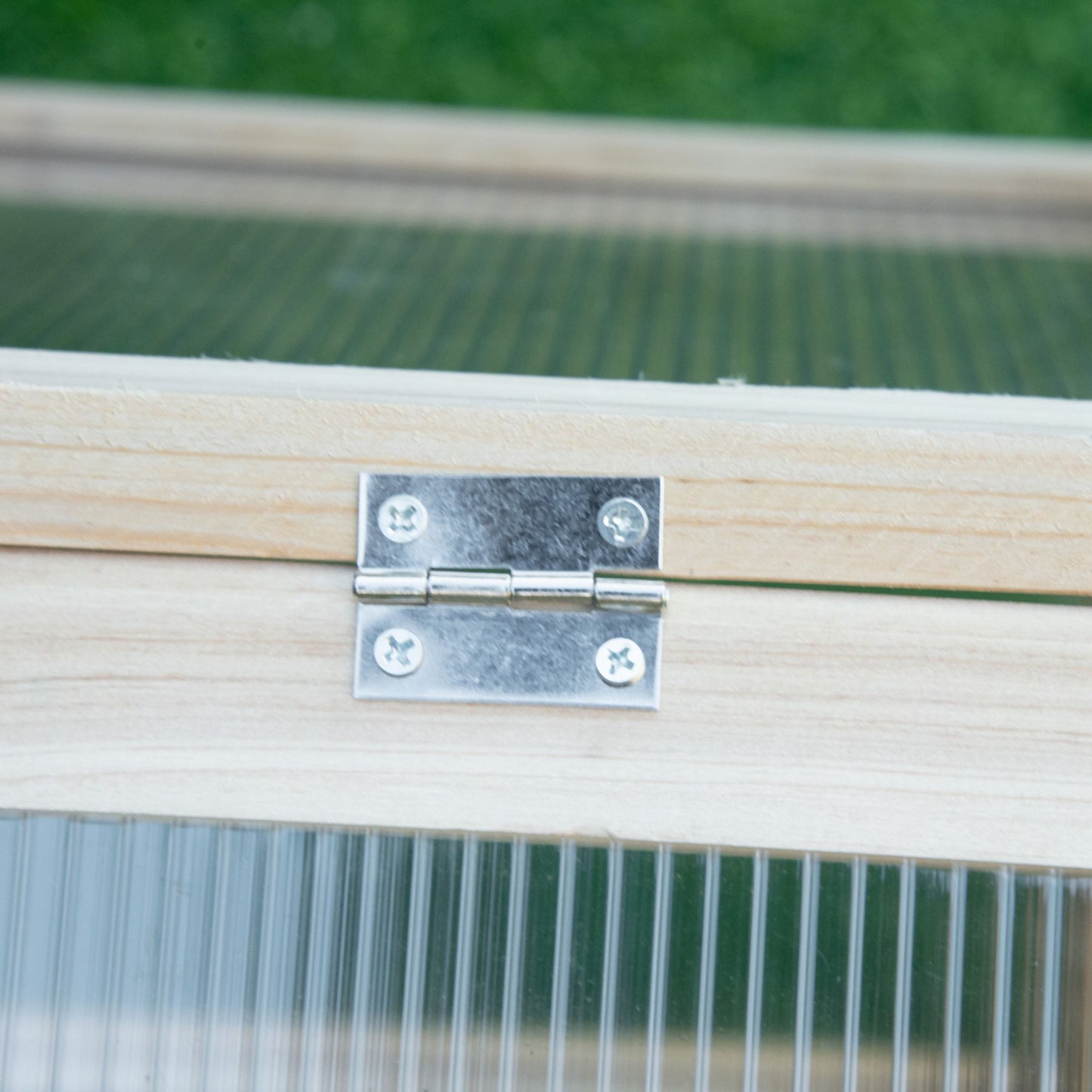 Wooden Cold Frame Garden Polycarbonate Greenhouse