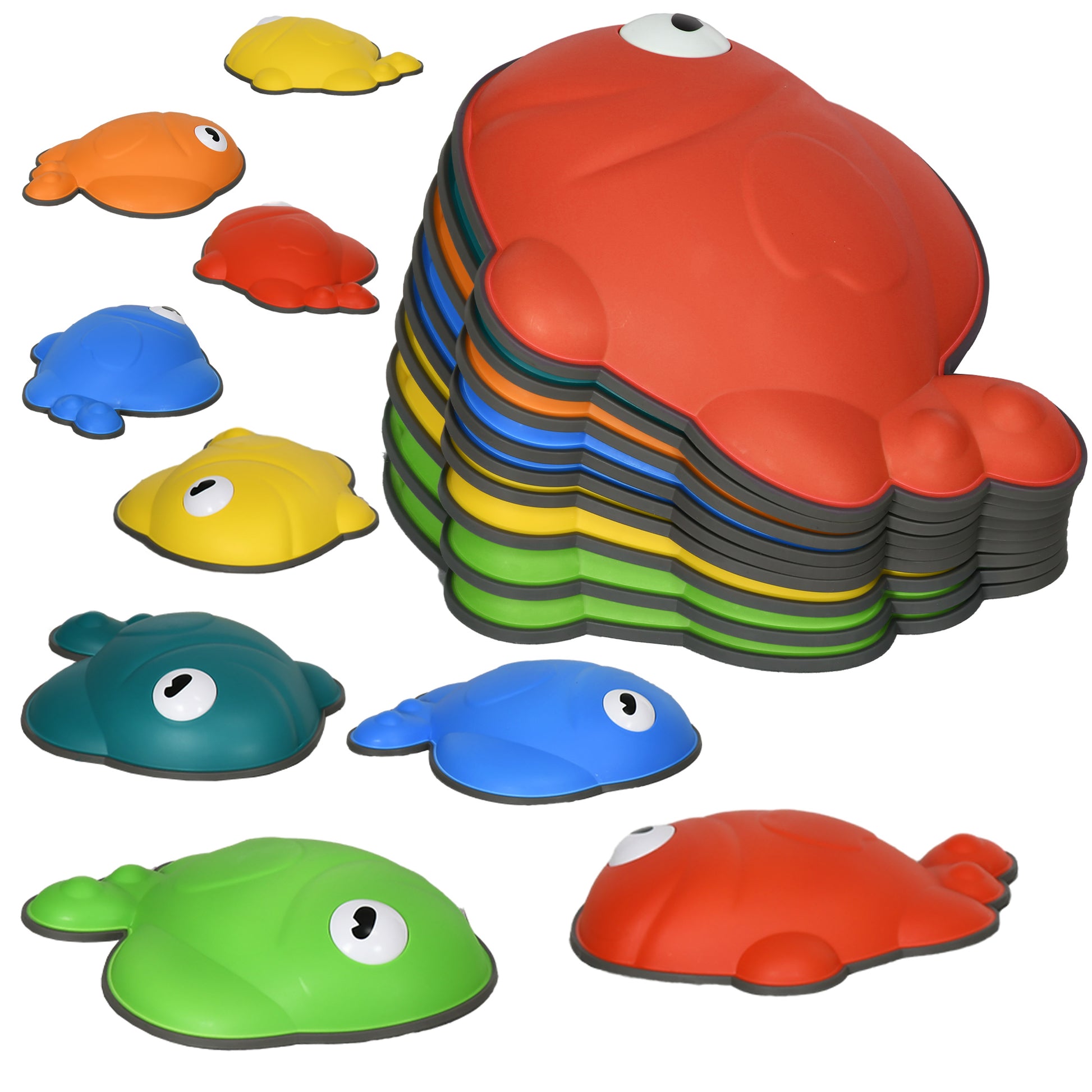 9 Pcs Balance Stepping Stones Kids for Sensory with Non-slip Edge