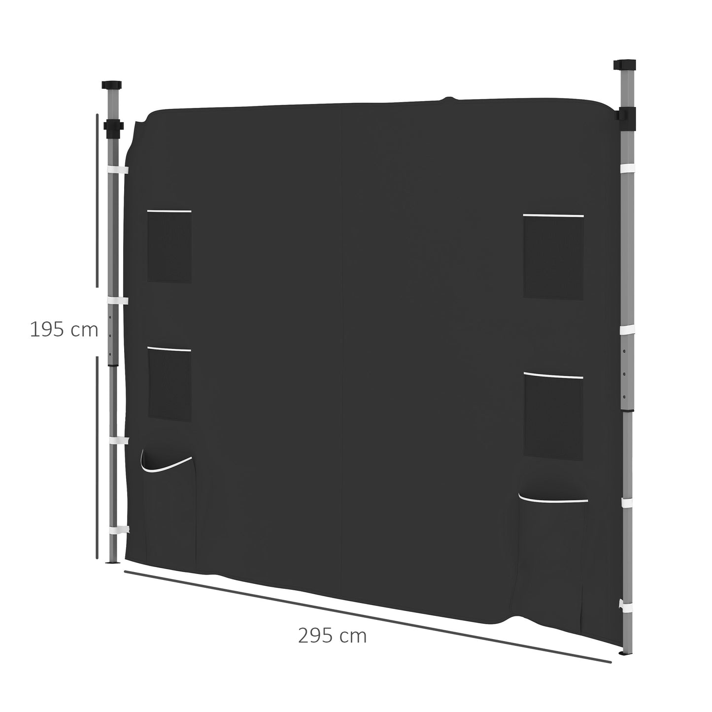 195 x 295cm Replacement Gazebo Sidewall