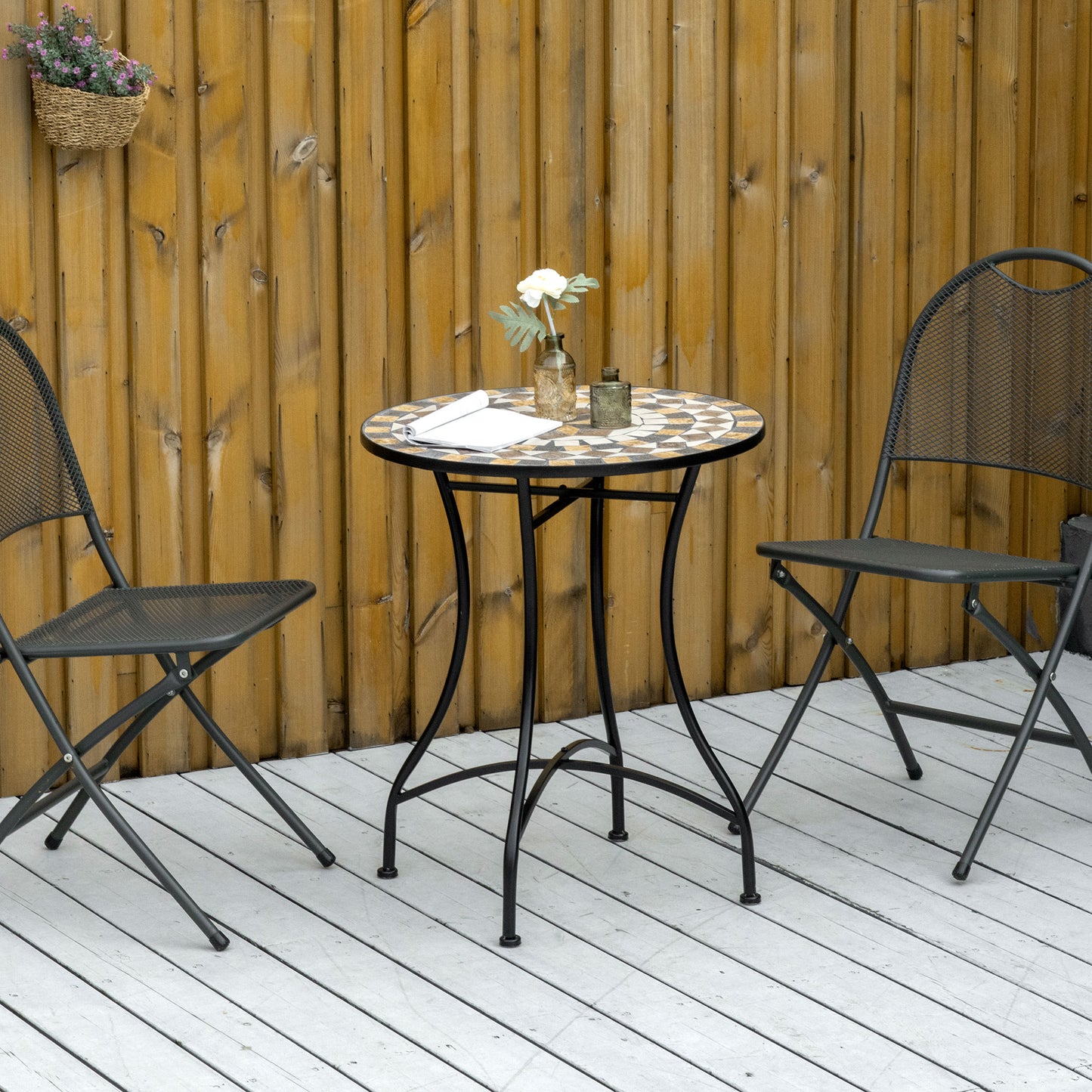 Φ60cm Mosaic Outdoor Patio Table