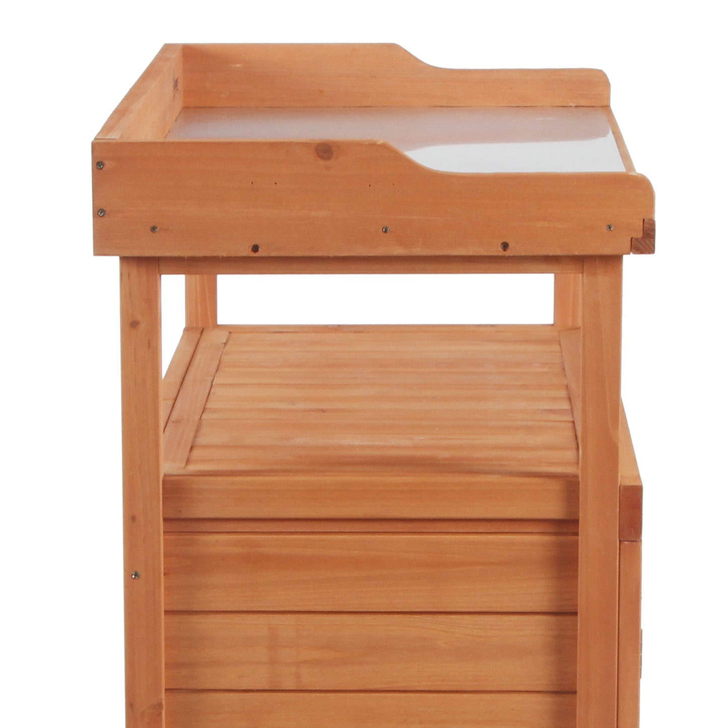 Multi-function Potting Bench Table w/ Storage Cabinet
