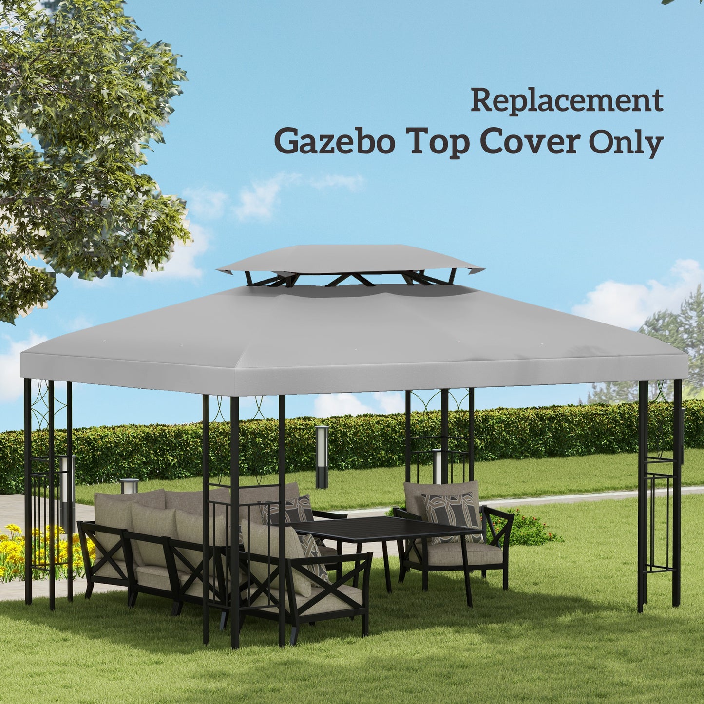 Gazebo Roof Replacement, for 3 x 4m Frames