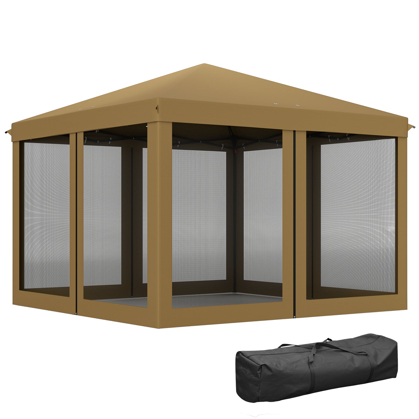 3 x 3 m Pop Up Gazebo, 420D Garden Tent Canopy