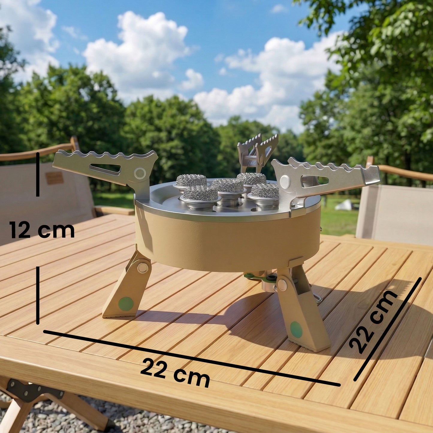 7000W Camping Stove with Piezo Ignition