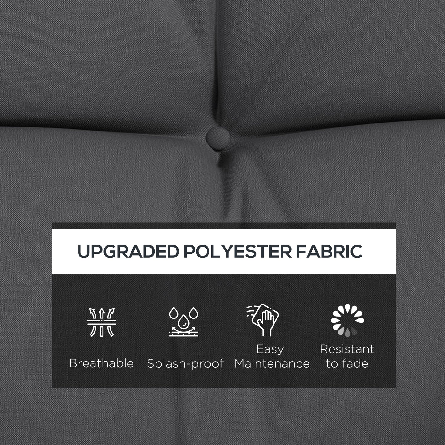 Back and Seat Cushion Replacement with 2 Pillows