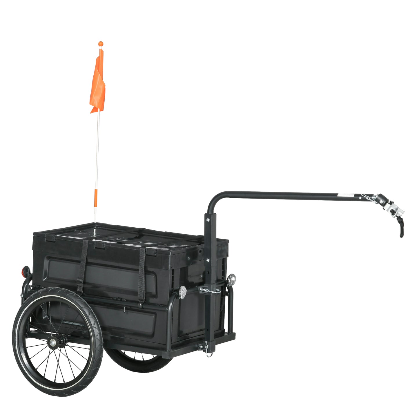 Steel Trailer for Bike, Bicycle Cargo Trailer
