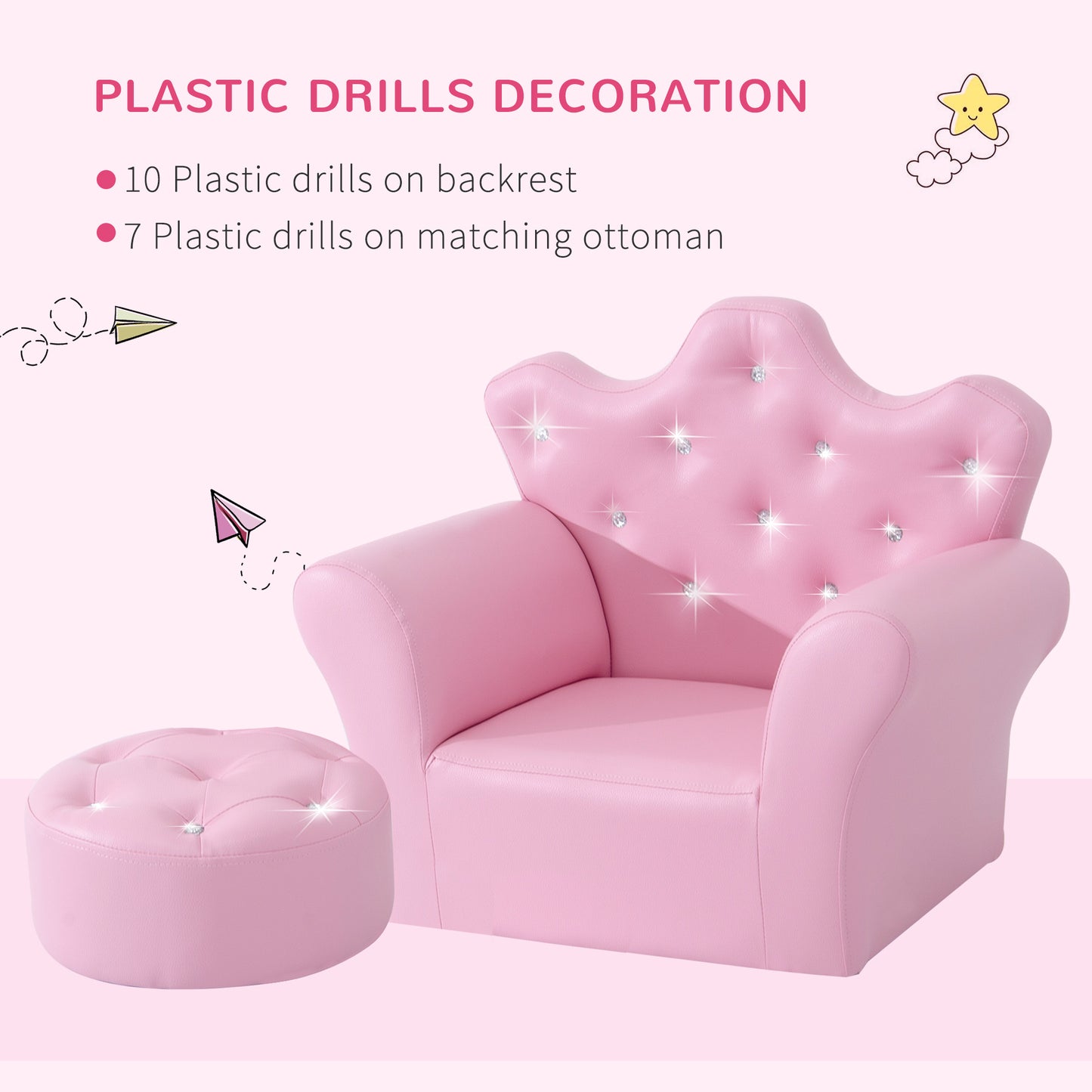 Children Kids Sofa Set Armchair Chair Seat