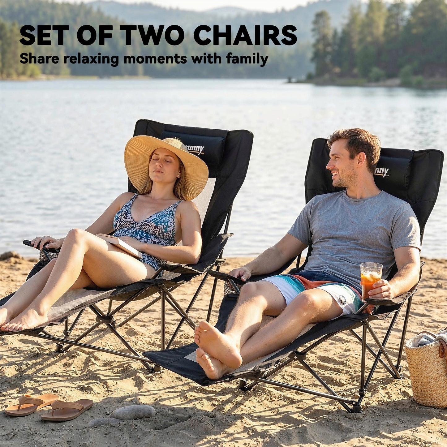 Camping Chair Reclining Portable Camp Chair