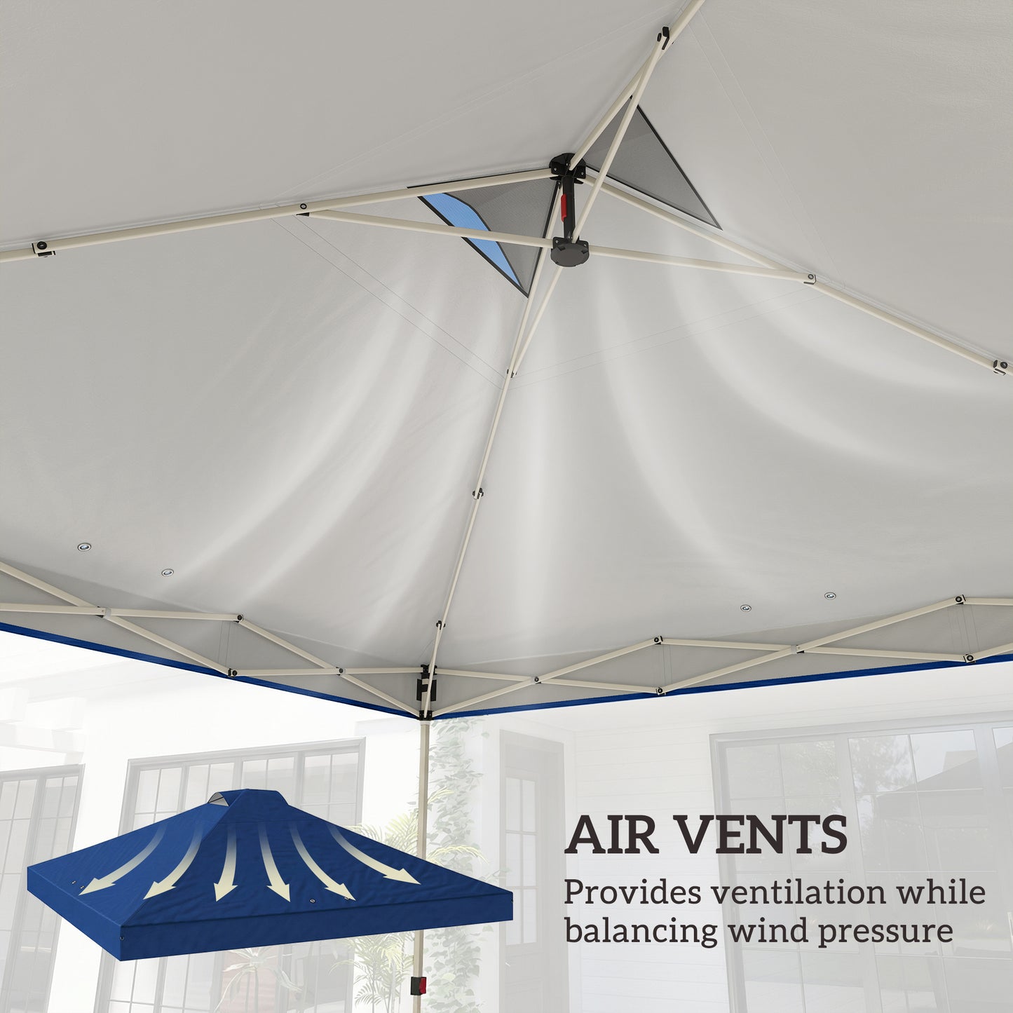 Gazebo Roof Replacement UV50+ Waterproof Pop Up Canopy Cover