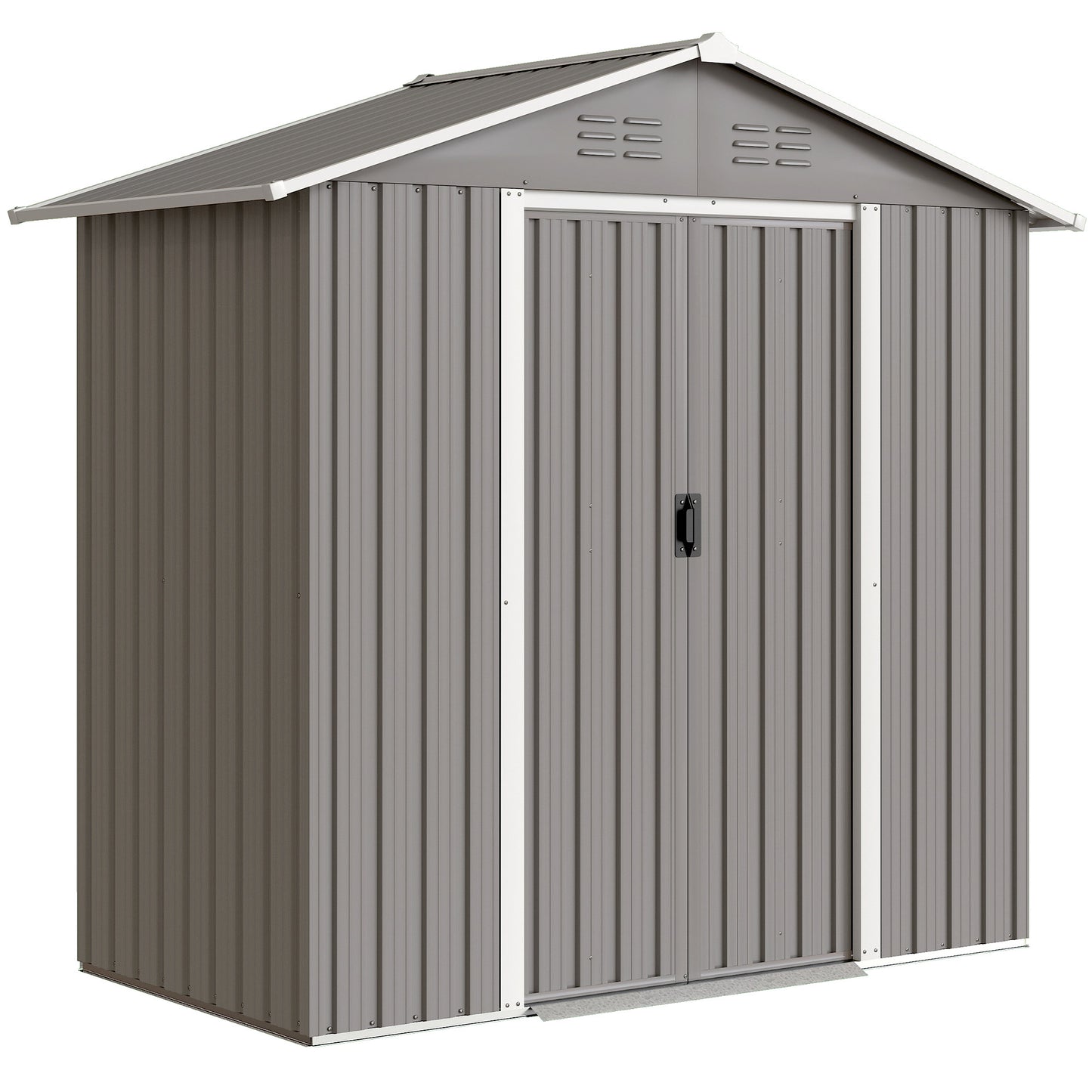 6.5 x 3.5ft Metal Garden Storage Shed