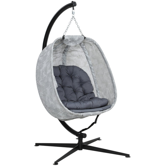 Hanging Egg Chair Outdoor Indoor Garden Swing Chair (4)
