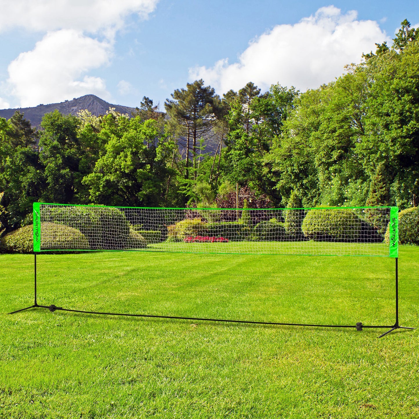 Badminton Net Set, Height Adjustable Net for Pickleball, Volleyball