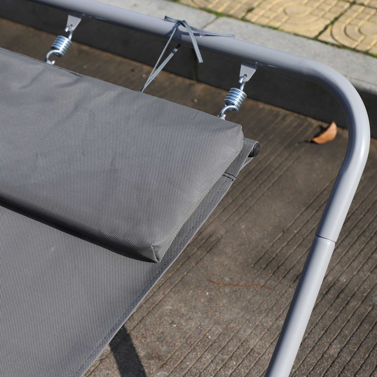 Rocking Sun Lounger, Double Garden Lounger Sunbed