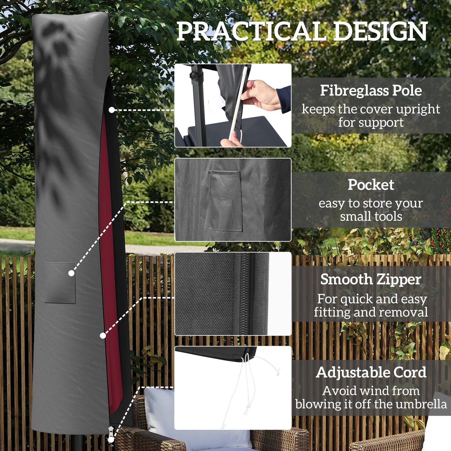 Parasol Umbrella Cover