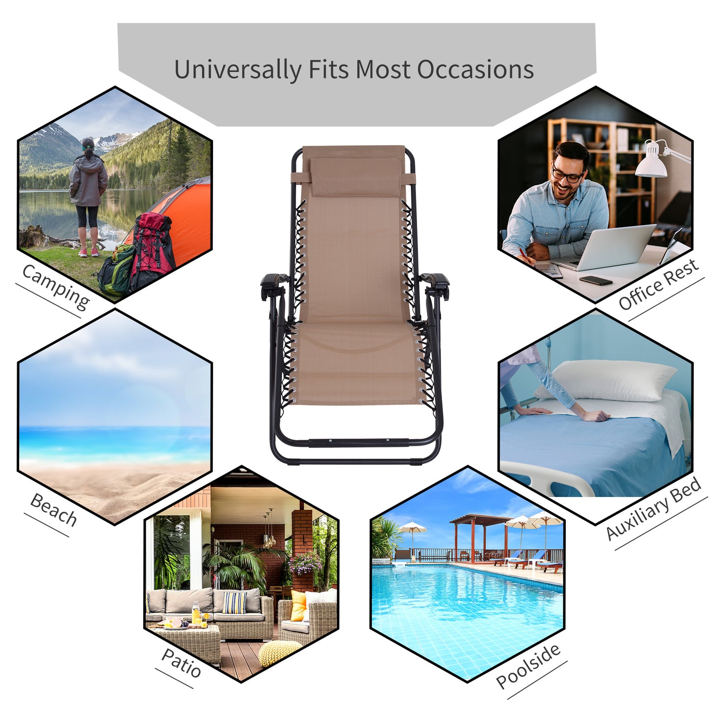 Zero Gravity Chair Set of 2