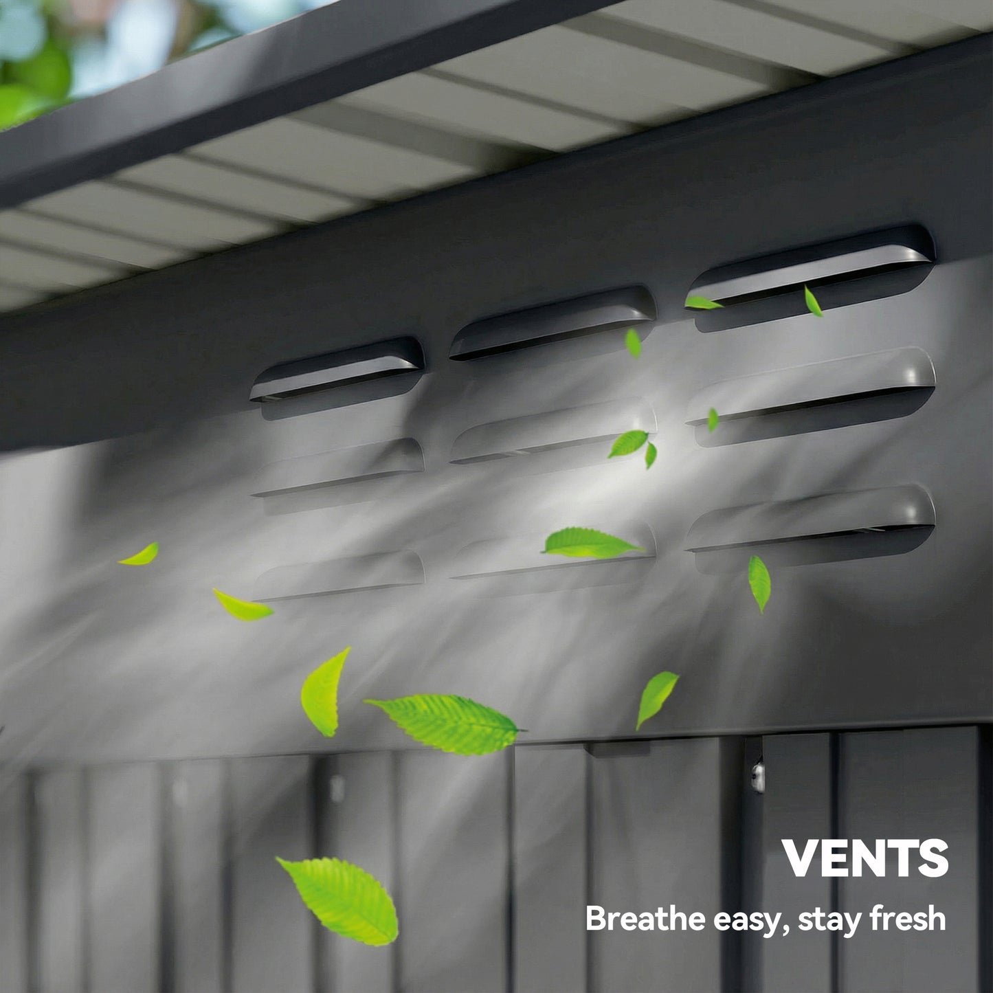 5 x 3.5ft Metal Garden Storage Shed with Effortless Assembly