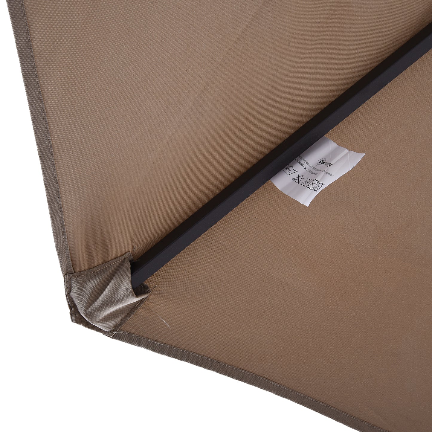 4.6m Double-Sided Patio Parasol Sun Umbrella