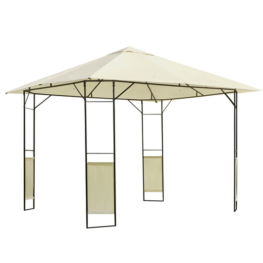 3 x 3 Meters Patio Garden Metal Gazebo Marquee Steel Frame