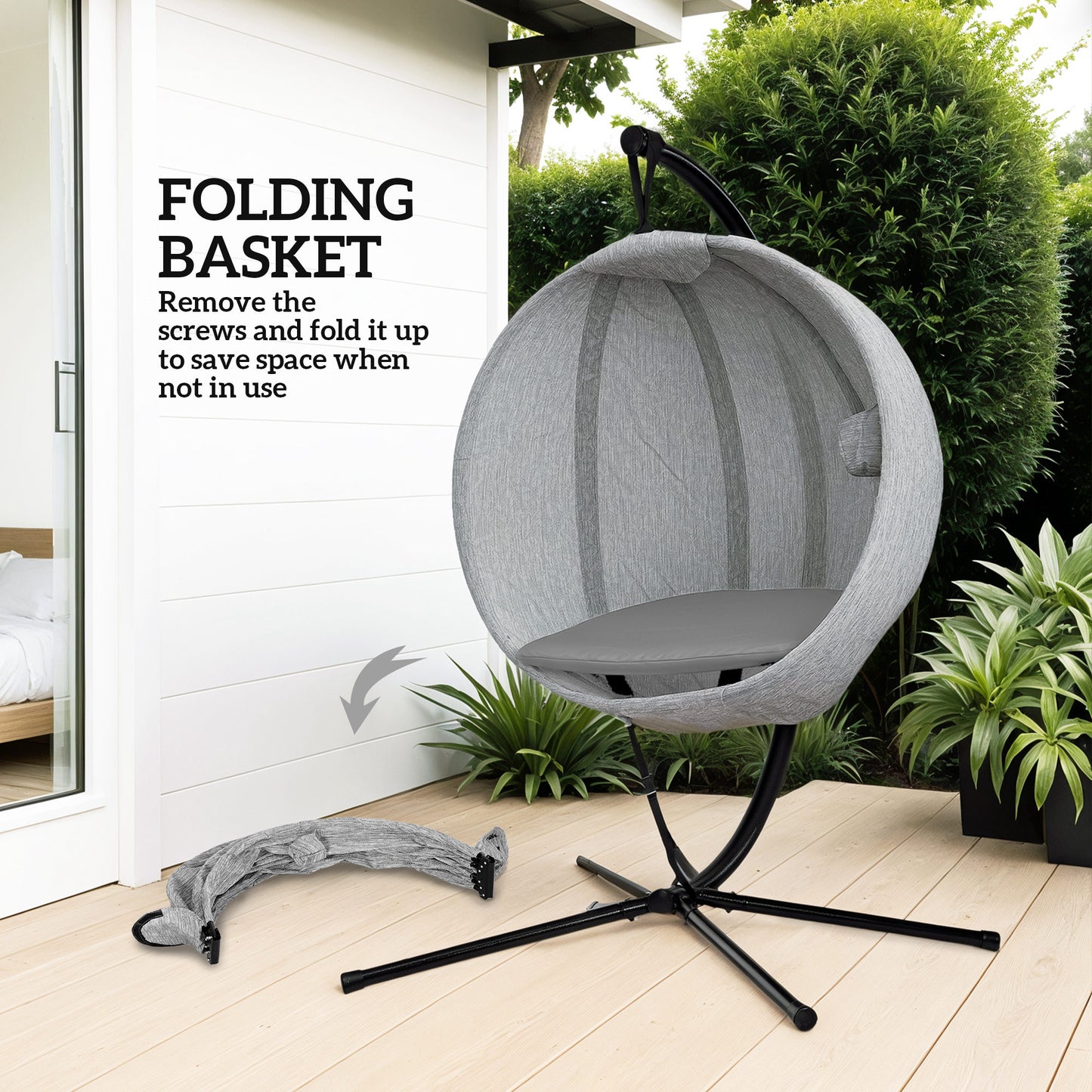 Hanging Egg Chair Outdoor Indoor Garden Swing Chair (5)