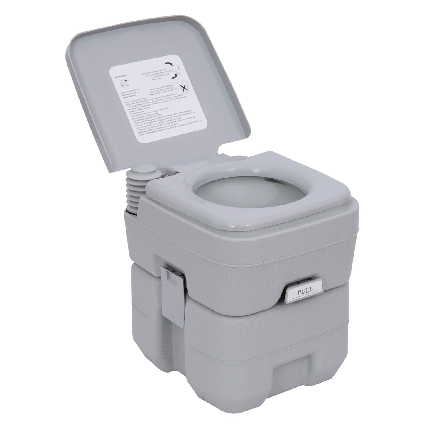Portable Camping Toilet, 20L Flushable Porta Potty Portaloo