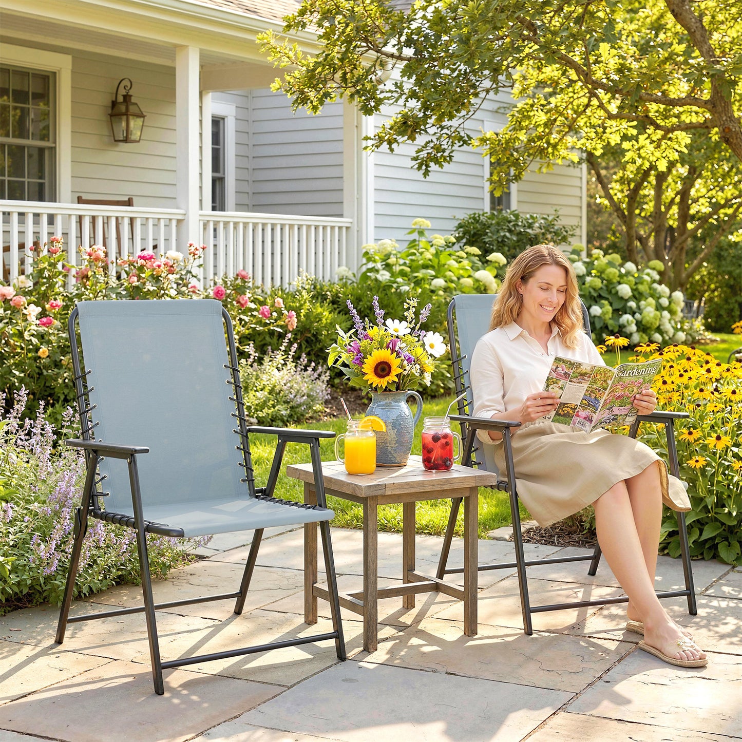 Folding Garden Chairs , Outdoor Dining Chairs