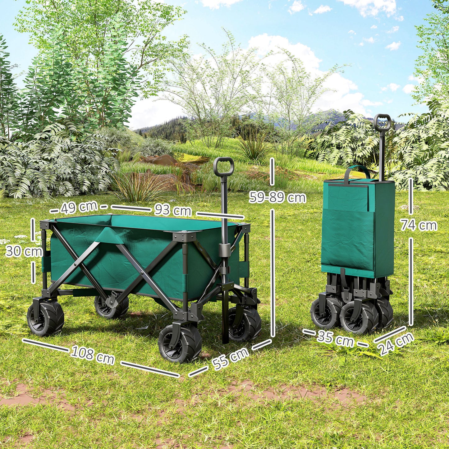 140L Festival Trolley on Wheels