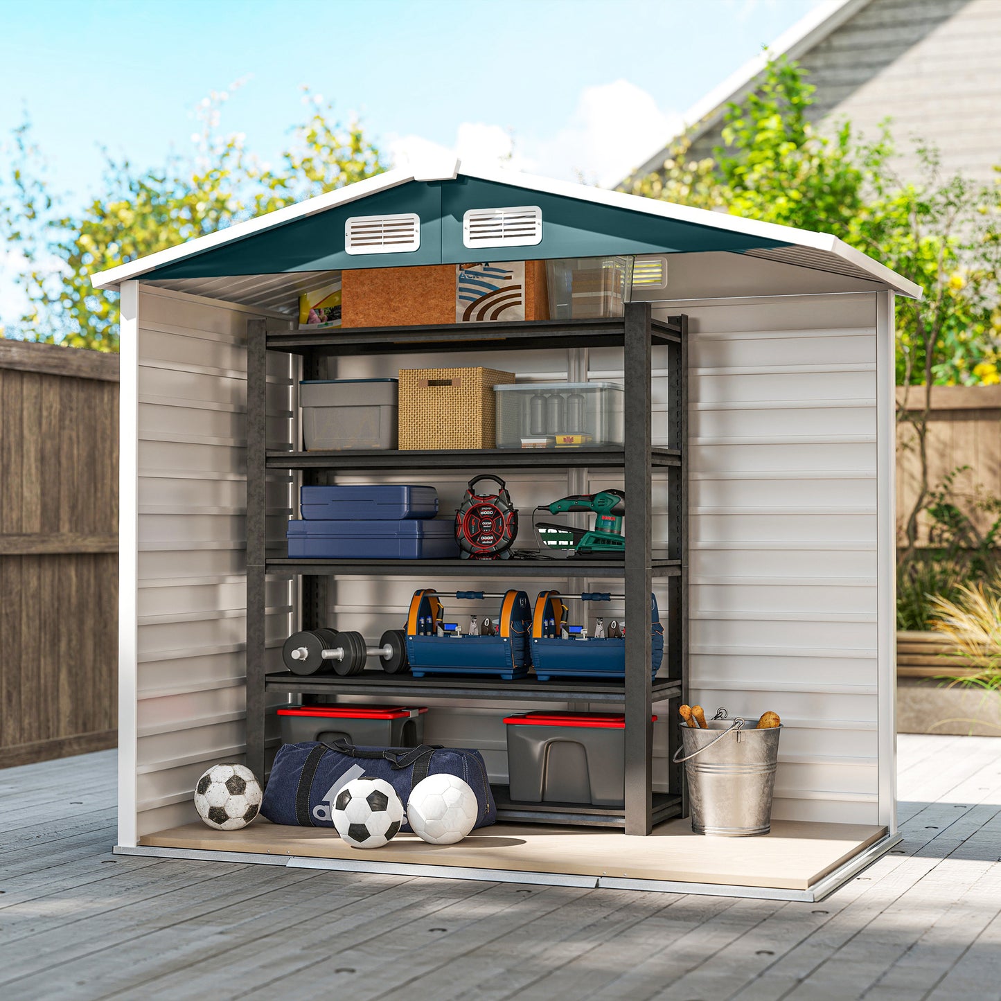 7 x 4ft Garden Shed, Easy to Assemble