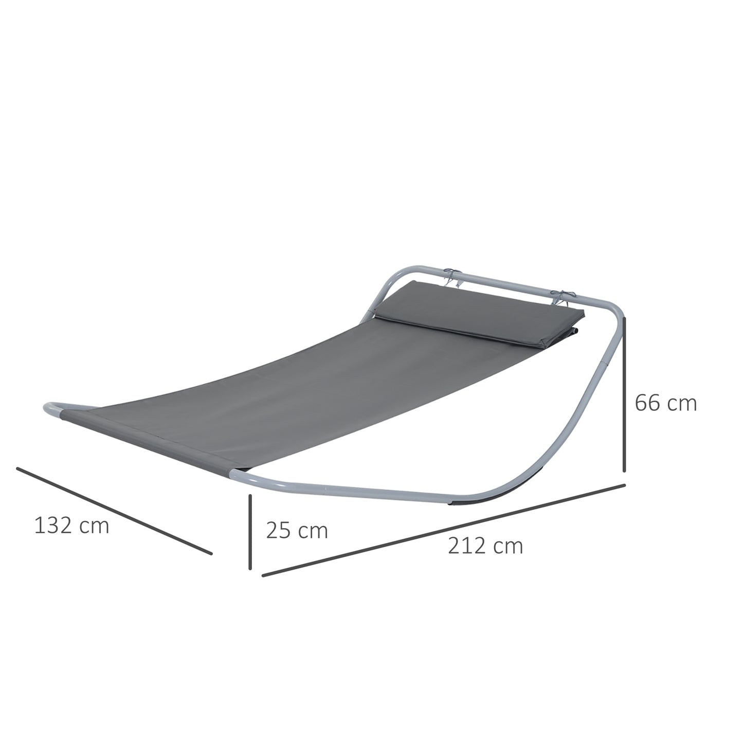 Rocking Sun Lounger, Single Garden Lounger Sunbed