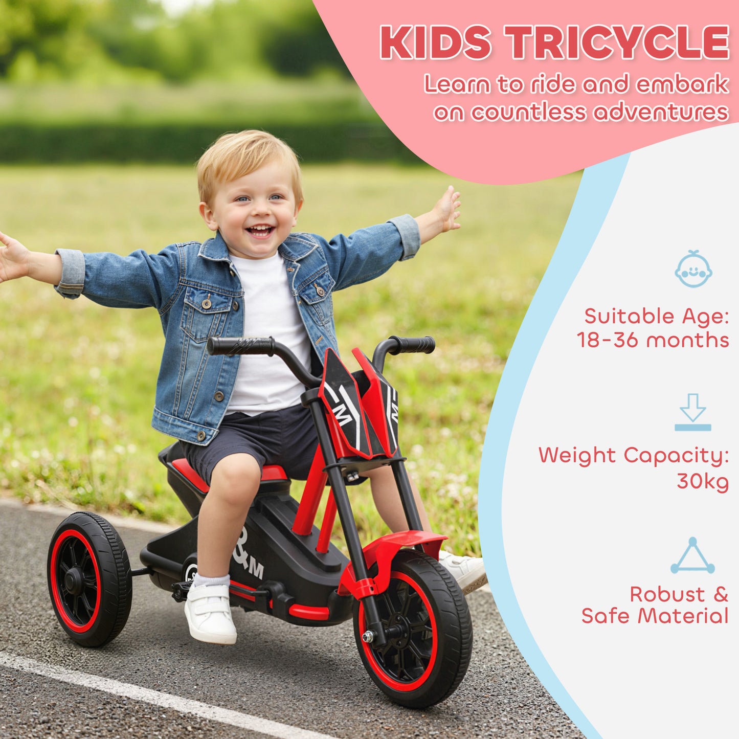 Kids Tricycle Baby Trike, Kids Trike with Pedal