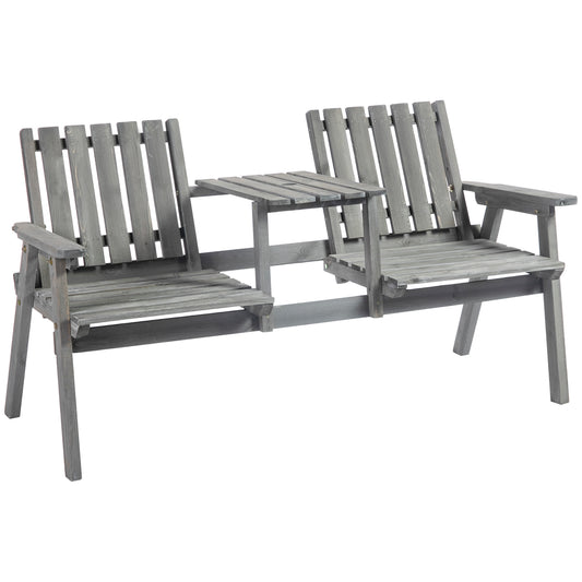 2-Seater Garden Bench Antique Loveseat for Yard, Lawn, Porch, Patio