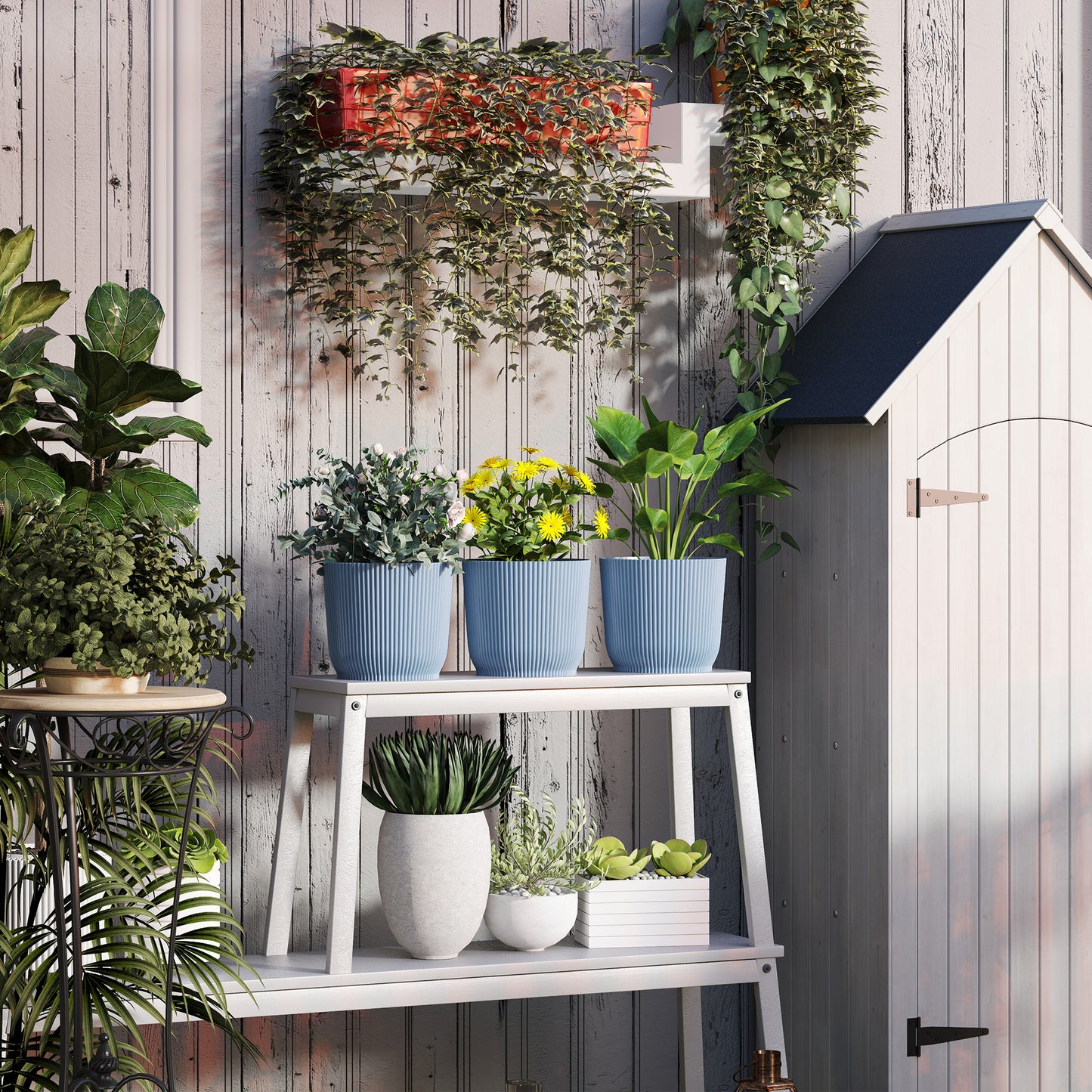 Set of Three Ф22cm Planters