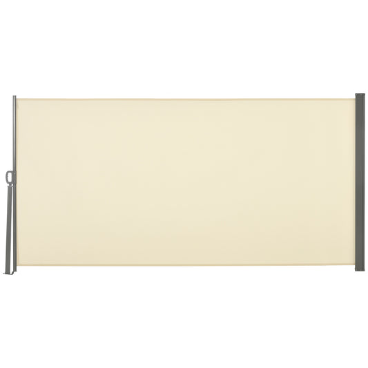 Retractable Sun Side Awning Screen Fence Patio Garden Wall Balcony (3)