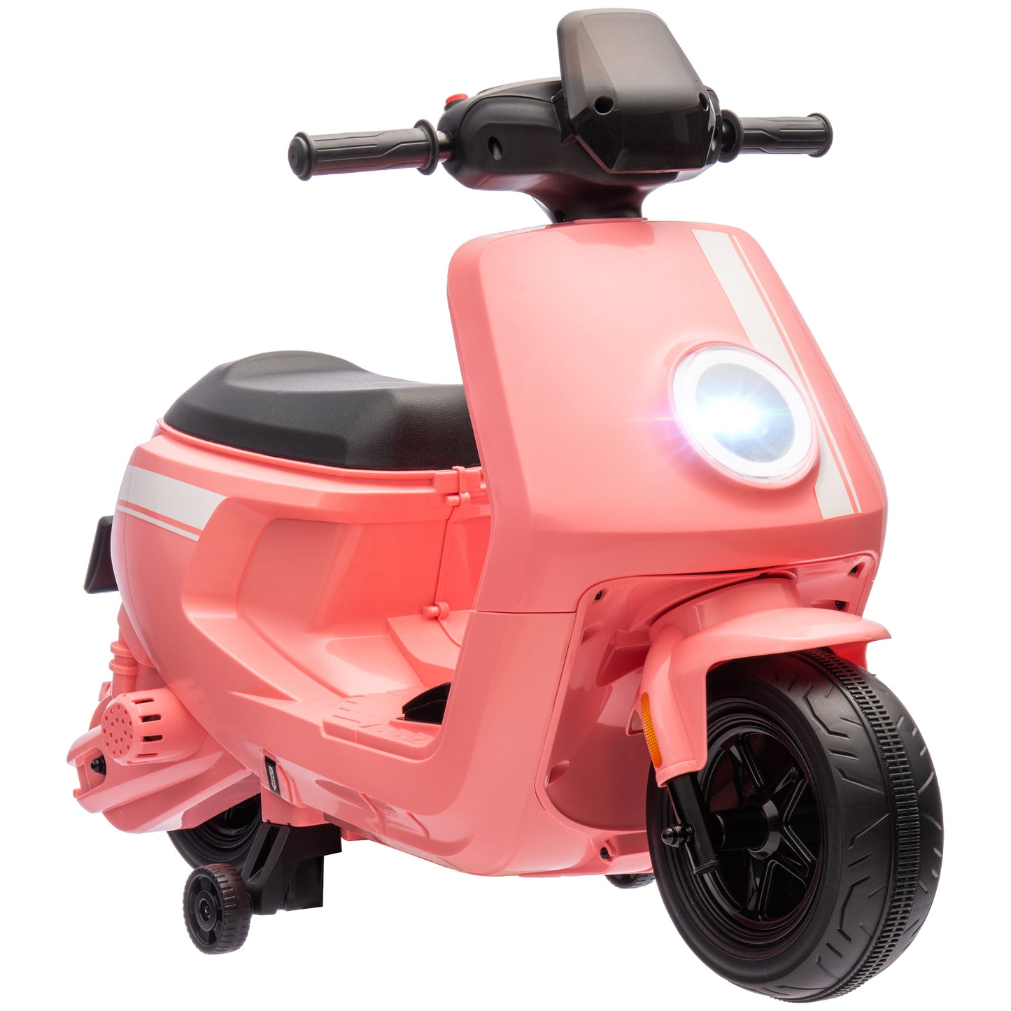6V Ride on Motorbike, Kids Electric Motorbike w/ Headlights, Music