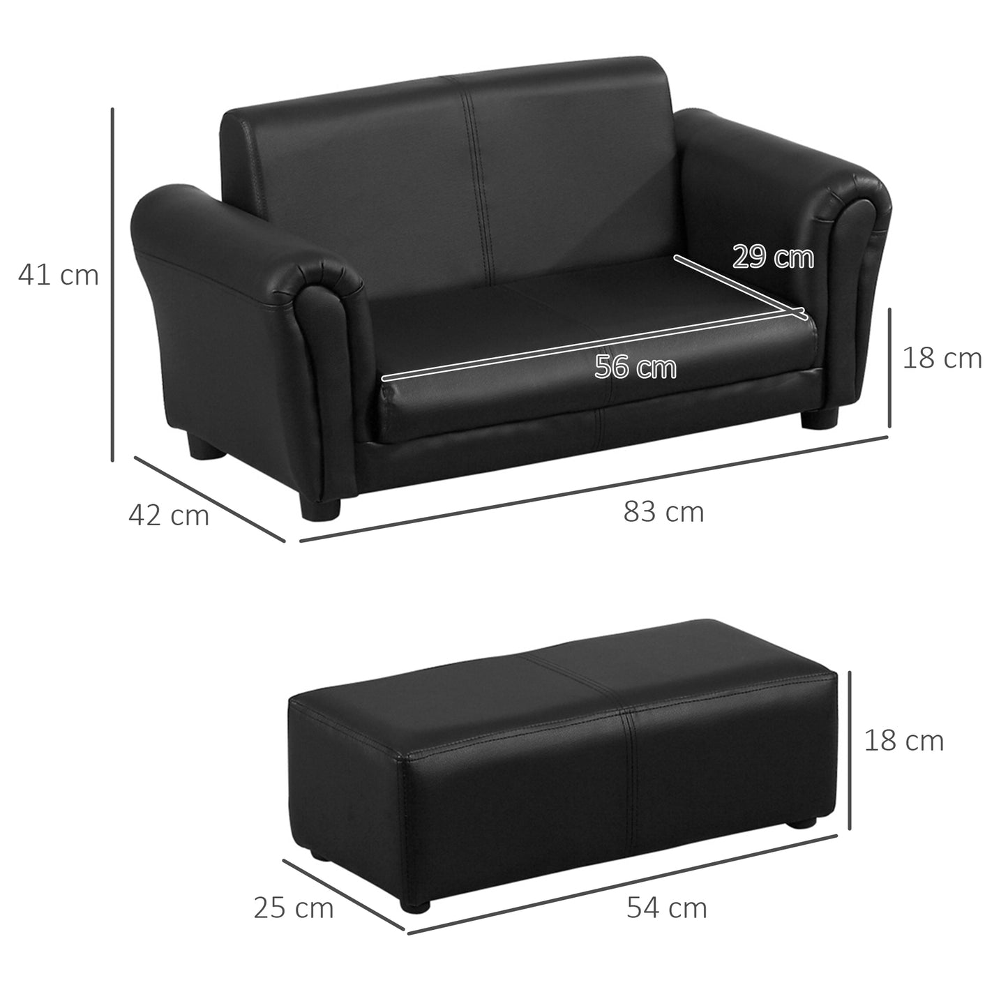 Kids Sofa Bed Kids Twin Sofa Toddler Chair 2 Seater Kids Twin Sofa