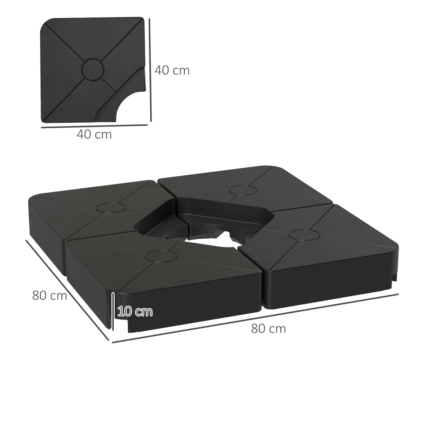 Umbrella Weights for Cantilever Parasols (1)