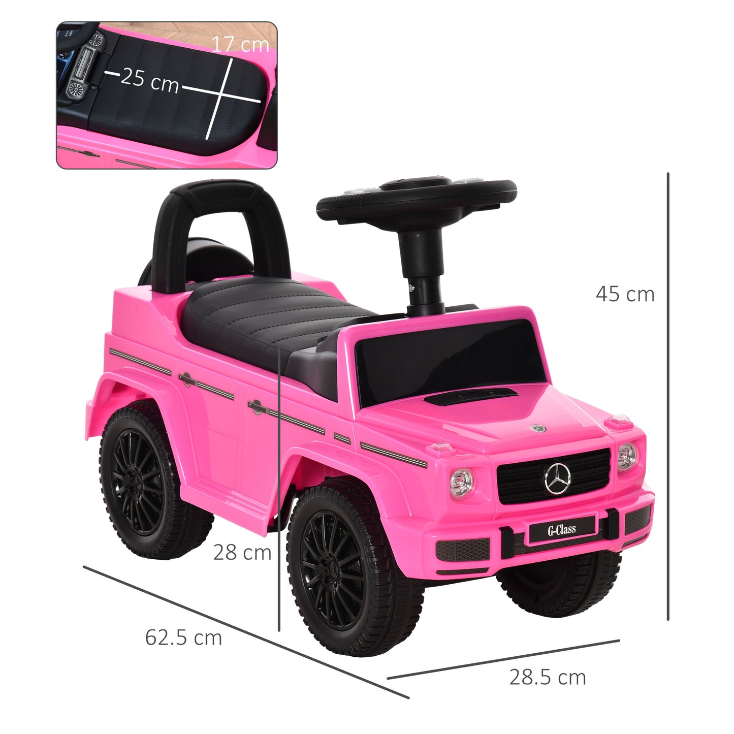 3 in 1 Kids Ride On Car G350 Licensed Foot To Floor Slider Toddler (1)
