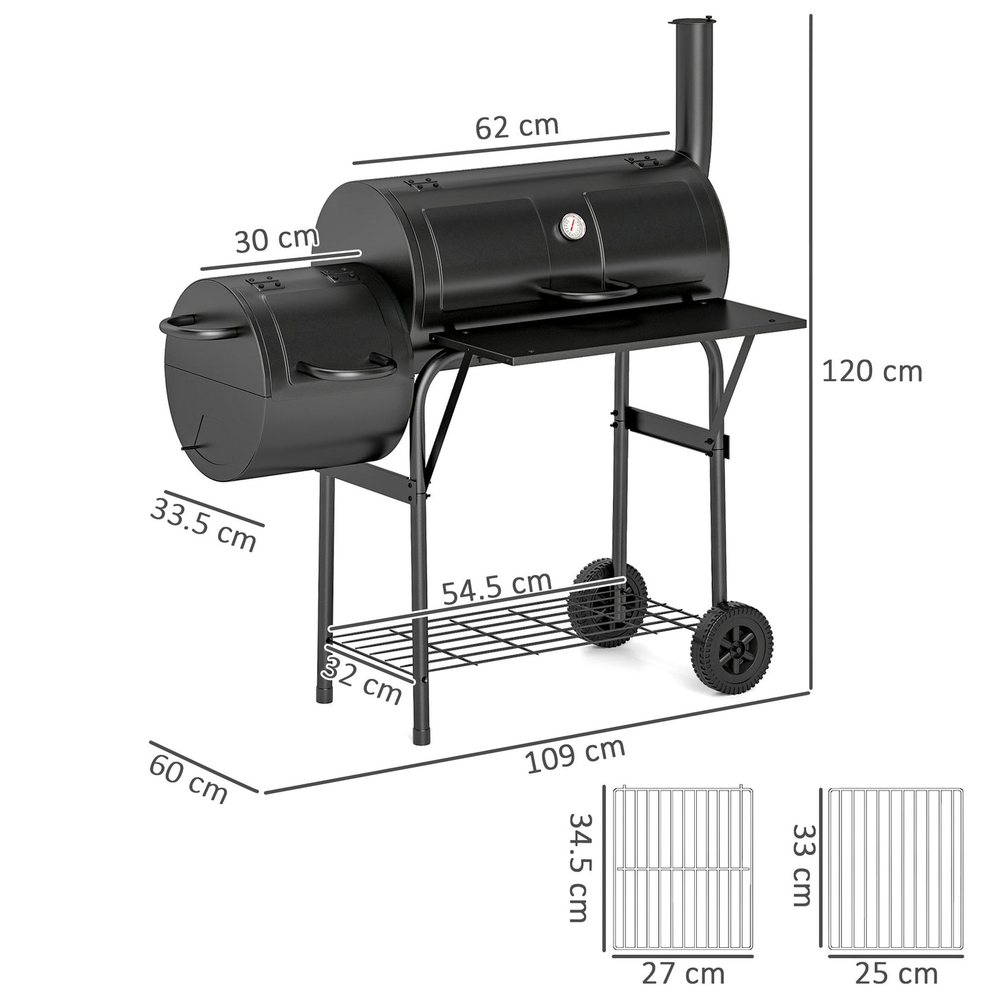 Barbecue Grill Portable Outdoor Charcoal BBQ Grill