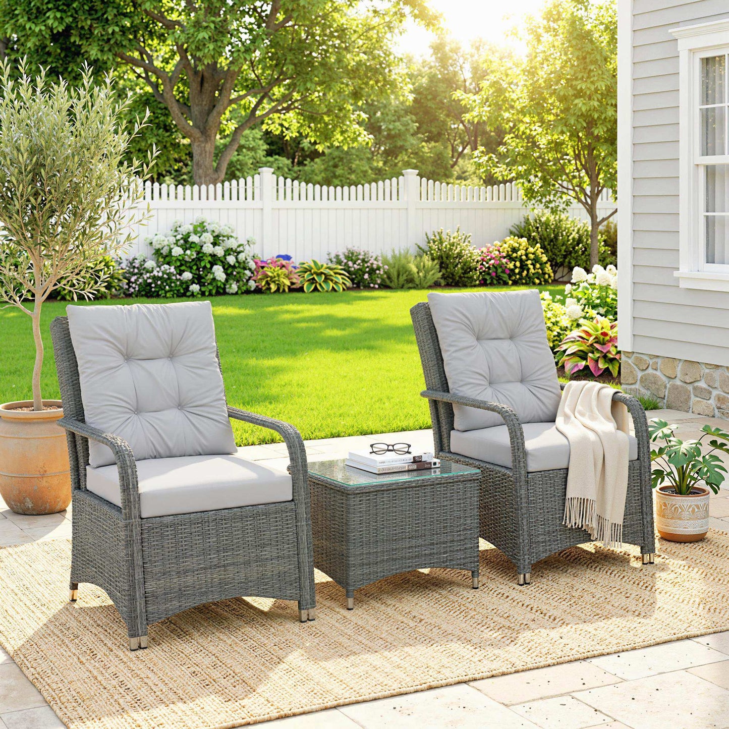 3 Pieces Rattan Bistro Set (8)