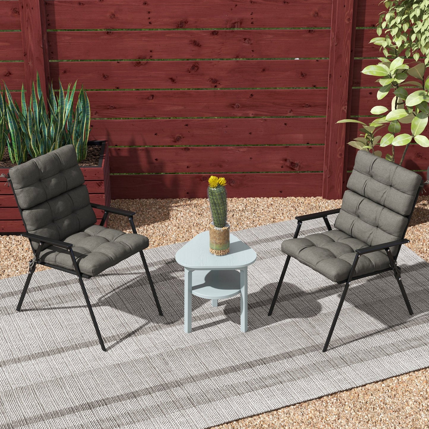 2-Piece Seat Cushion Replacement with Backrest (1)