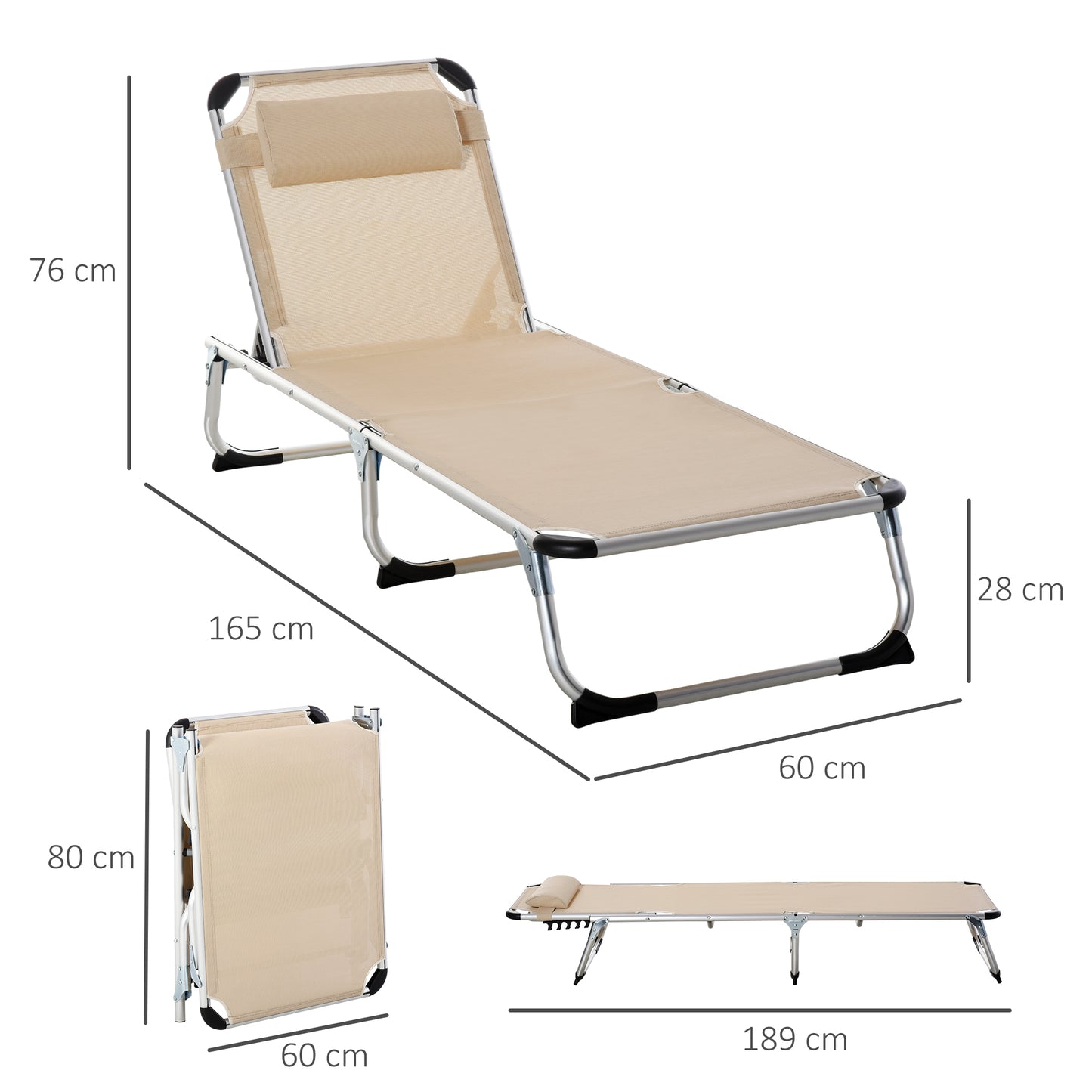 Foldable Outdoor Sun Lounger