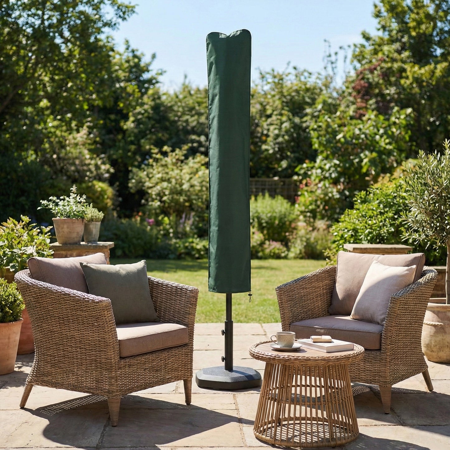 Parasol Cover, Cantilever Umbrella Cover for 2-3.5 m Parasols (1)