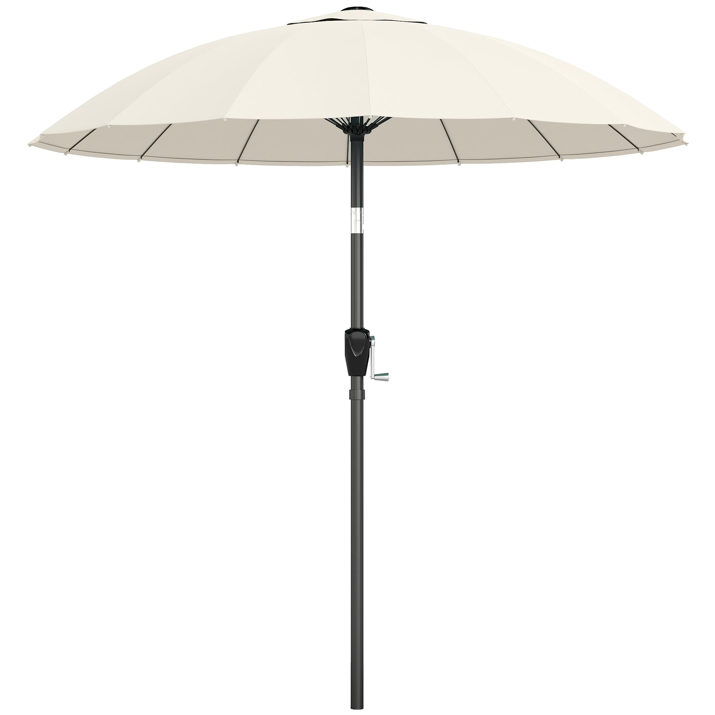 2 m Shanghai Garden Parasol Umbrella with 16 Fibreglass Ribs